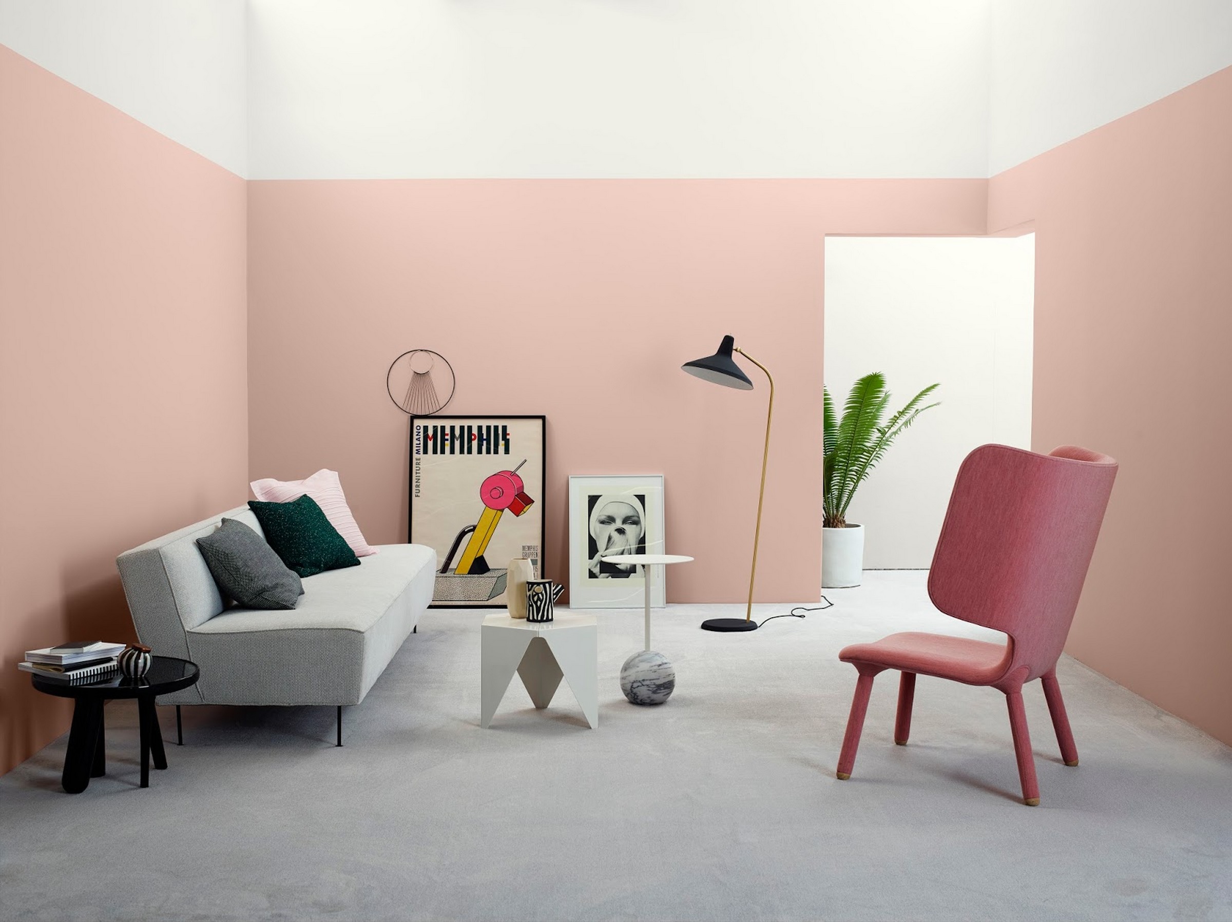 Pastel Pink Wall Paint Color Trends for 2017